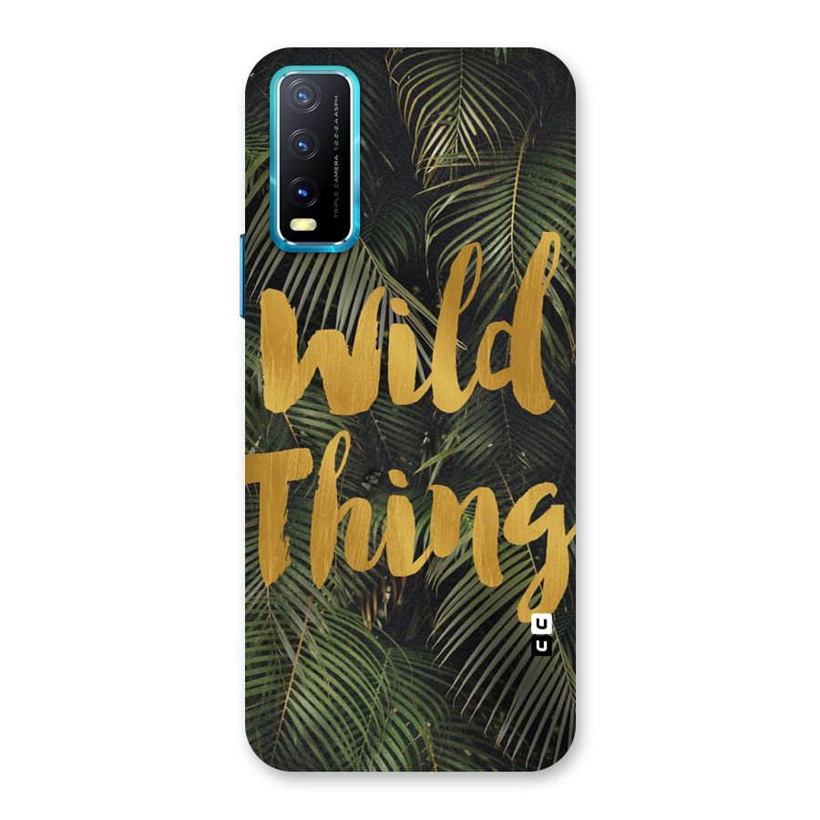 Wild Leaf Thing Back Case for Vivo Y20