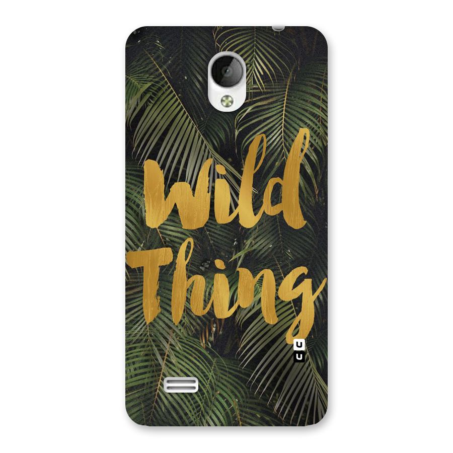 Wild Leaf Thing Back Case for Vivo Y21