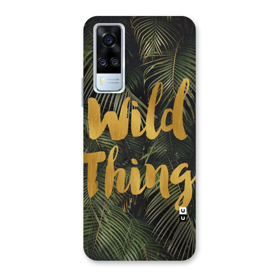 Wild Leaf Thing Back Case for Vivo Y31