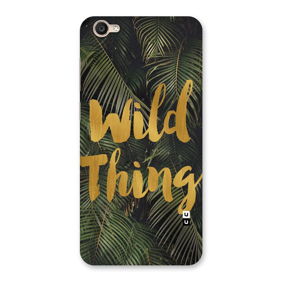 Wild Leaf Thing Back Case for Vivo Y55L