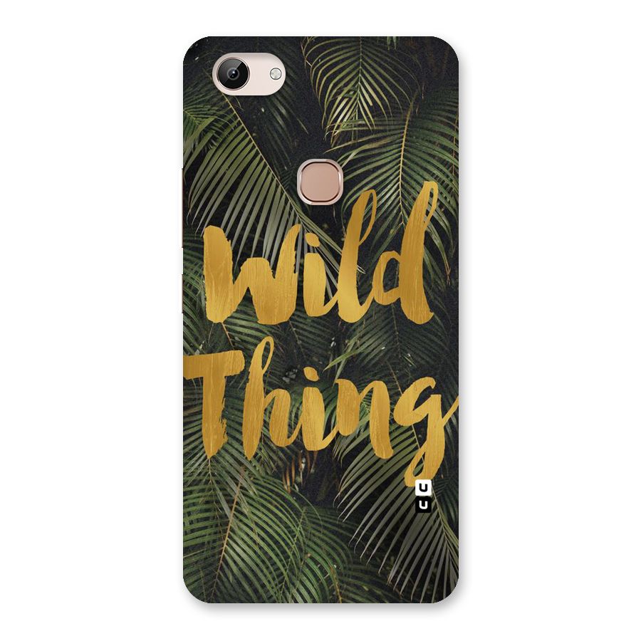 Wild Leaf Thing Back Case for Vivo Y83