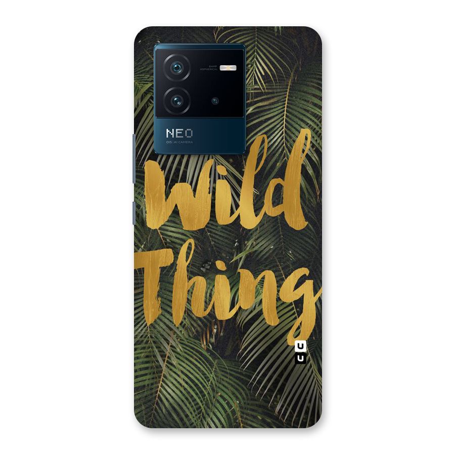 Wild Leaf Thing Back Case for Vivo iQOO Neo 6 5G