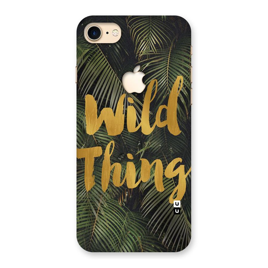 Wild Leaf Thing Back Case for iPhone 7 Apple Cut