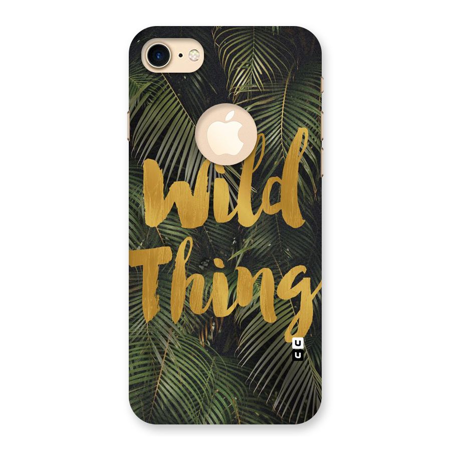 Wild Leaf Thing Back Case for iPhone 7 Logo Cut