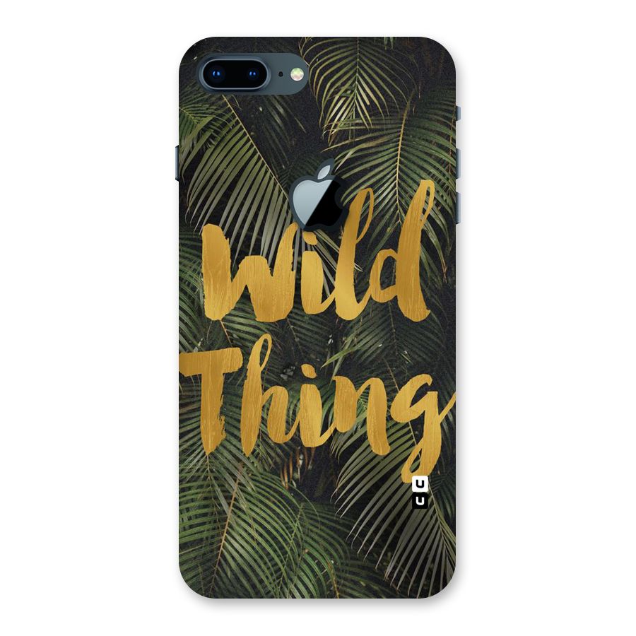 Wild Leaf Thing Back Case for iPhone 7 Plus Apple Cut