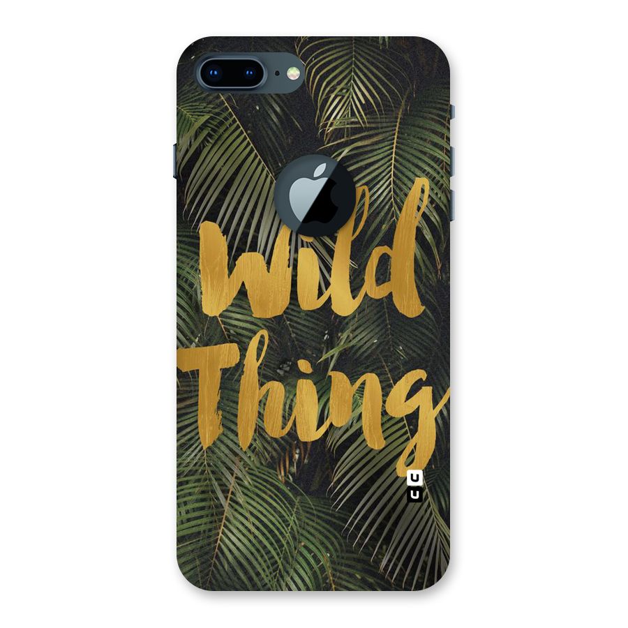 Wild Leaf Thing Back Case for iPhone 7 Plus Logo Cut