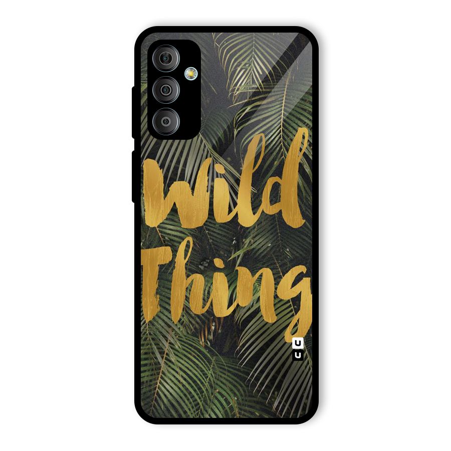 Wild Leaf Thing Glass Back Case for Galaxy F23