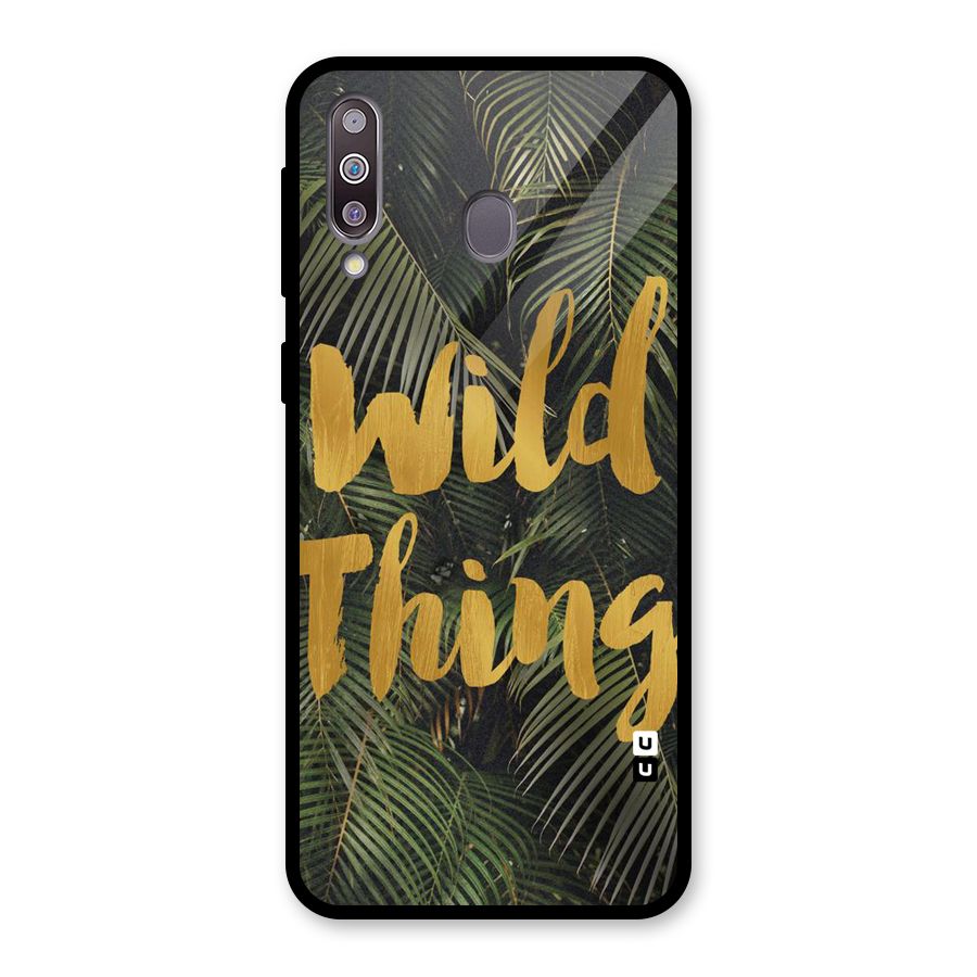 Wild Leaf Thing Glass Back Case for Galaxy M30