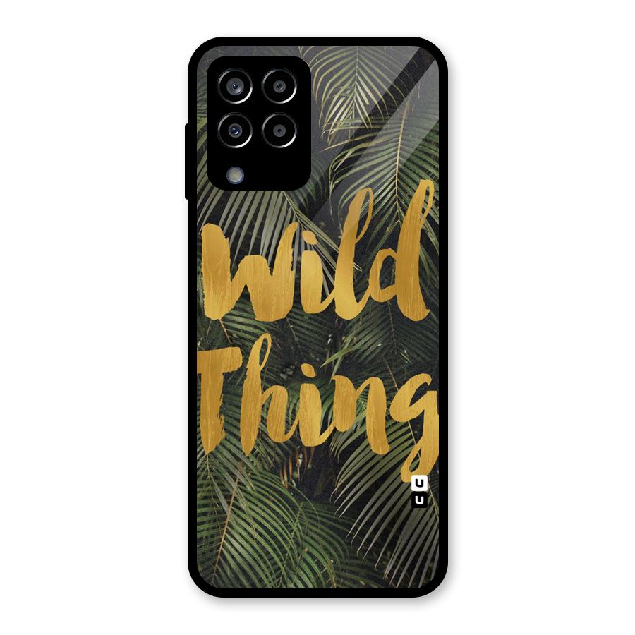 Wild Leaf Thing Glass Back Case for Galaxy M33