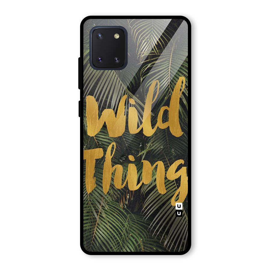 Wild Leaf Thing Glass Back Case for Galaxy Note 10 Lite