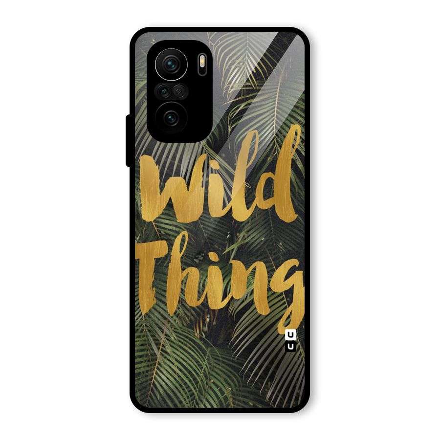 Wild Leaf Thing Glass Back Case for Mi 11X Pro