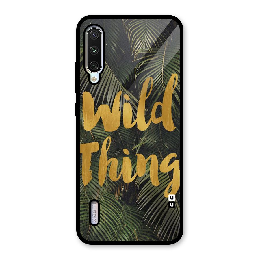 Wild Leaf Thing Glass Back Case for Mi A3