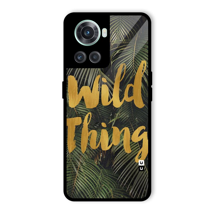Wild Leaf Thing Glass Back Case for OnePlus 10R