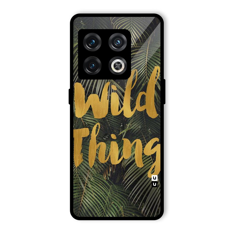 Wild Leaf Thing Glass Back Case for OnePlus 10 Pro 5G
