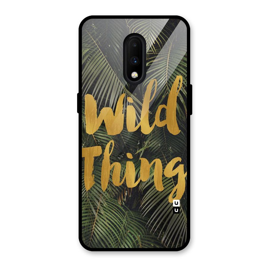 Wild Leaf Thing Glass Back Case for OnePlus 7