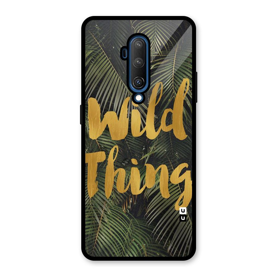 Wild Leaf Thing Glass Back Case for OnePlus 7T Pro