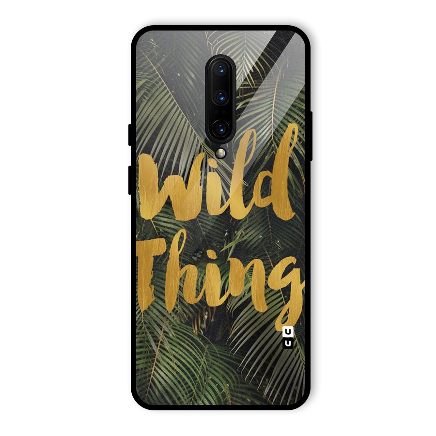 Wild Leaf Thing Glass Back Case for OnePlus 7 Pro
