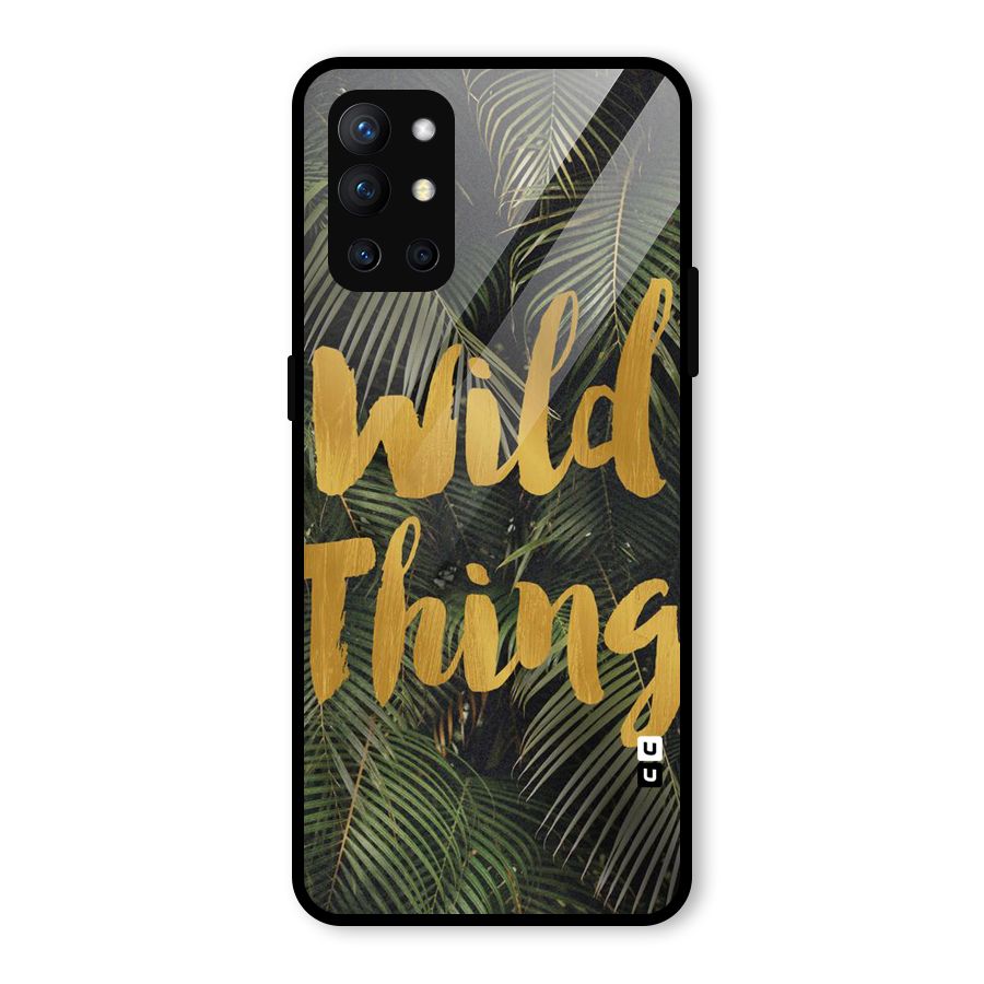 Wild Leaf Thing Glass Back Case for OnePlus 9R
