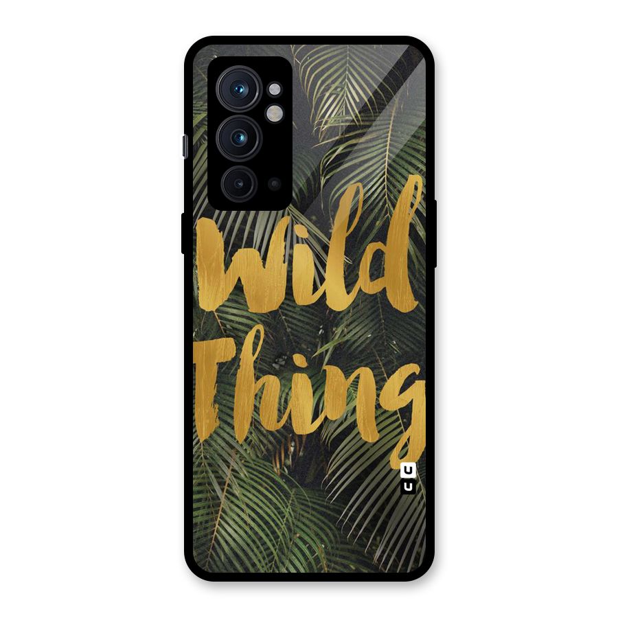 Wild Leaf Thing Glass Back Case for OnePlus 9RT 5G