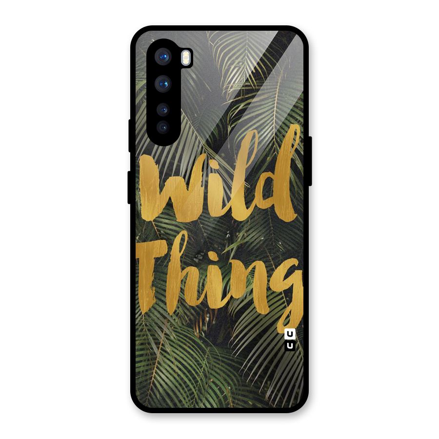 Wild Leaf Thing Glass Back Case for OnePlus Nord