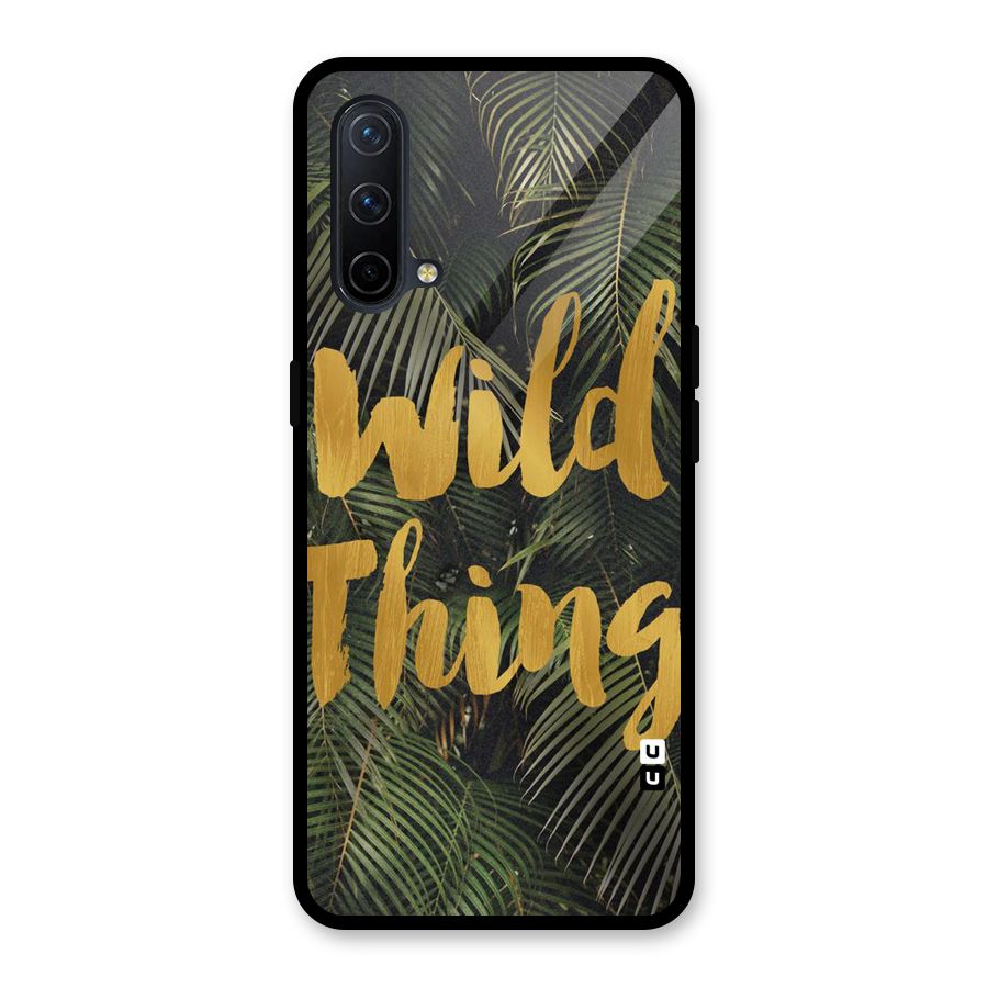 Wild Leaf Thing Glass Back Case for OnePlus Nord CE 5G