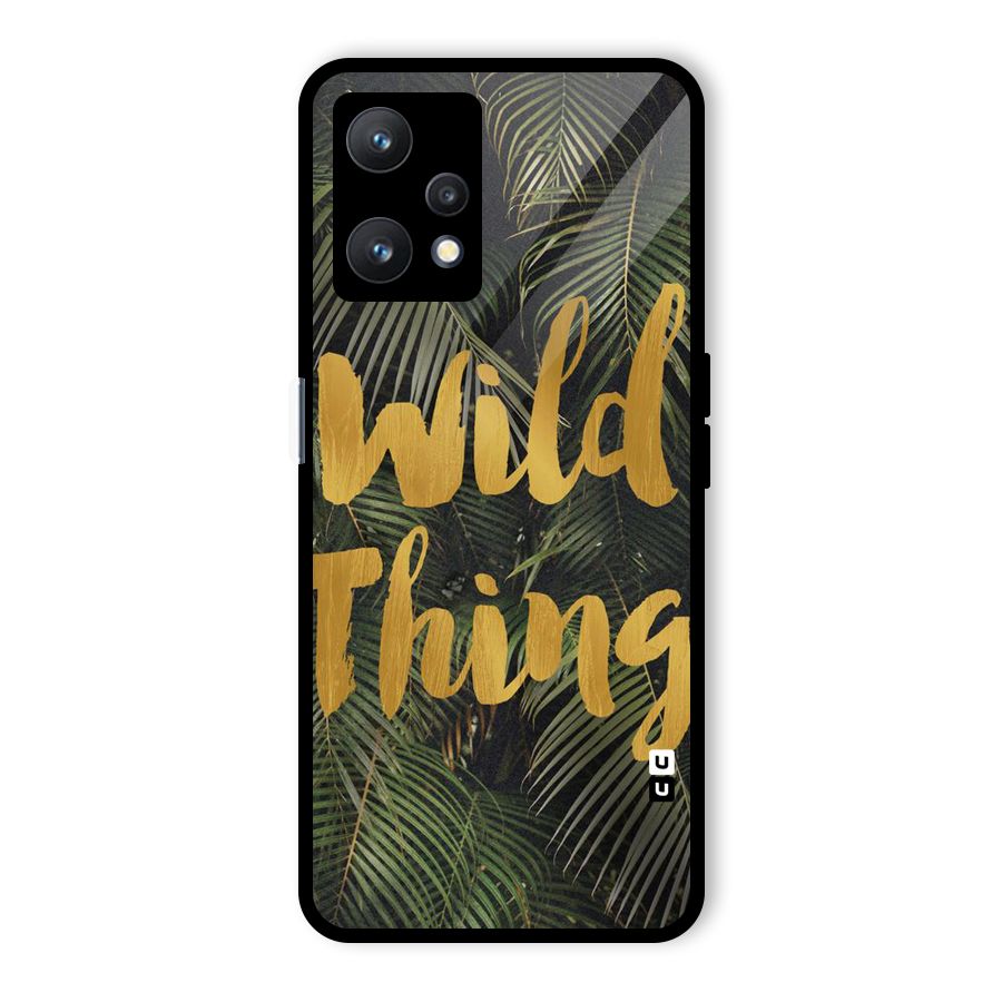 Wild Leaf Thing Glass Back Case for Realme 9 Pro 5G
