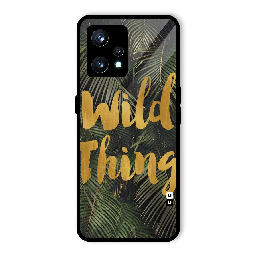 Wild Leaf Thing Glass Back Case for Realme 9 Pro Plus 5G