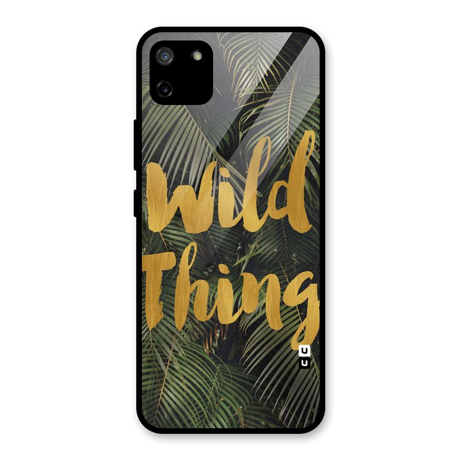 Wild Leaf Thing Glass Back Case for Realme C11