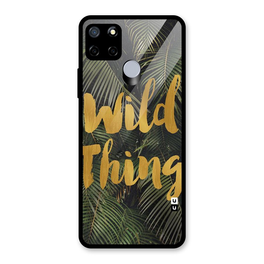 Wild Leaf Thing Glass Back Case for Realme C12
