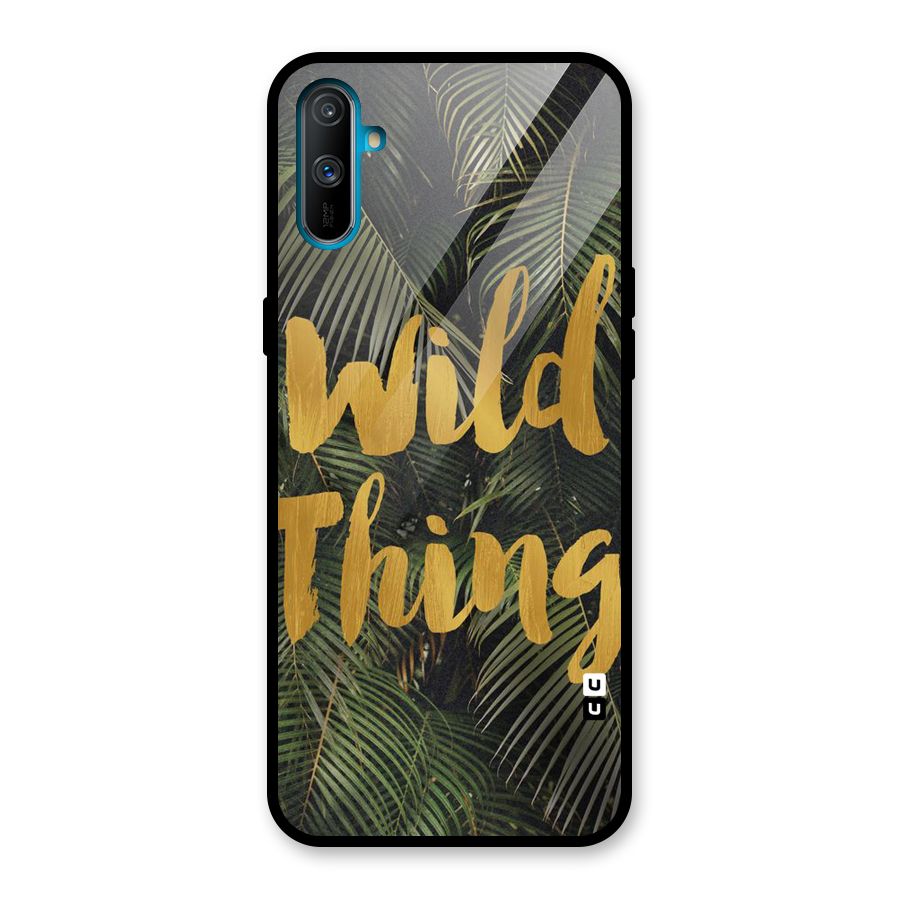 Wild Leaf Thing Glass Back Case for Realme C3