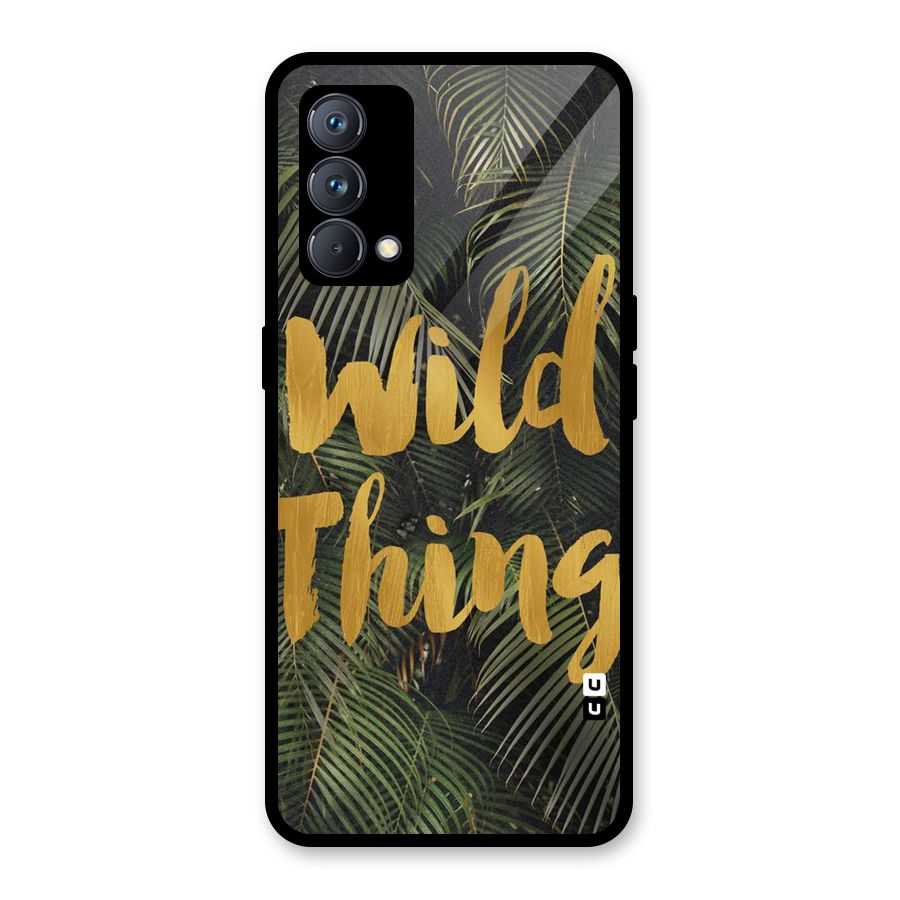 Wild Leaf Thing Glass Back Case for Realme GT Master Edition