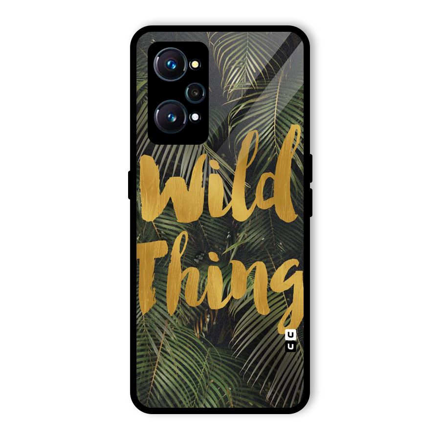 Wild Leaf Thing Glass Back Case for Realme GT Neo2