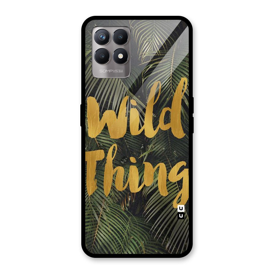 Wild Leaf Thing Glass Back Case for Realme Narzo 50