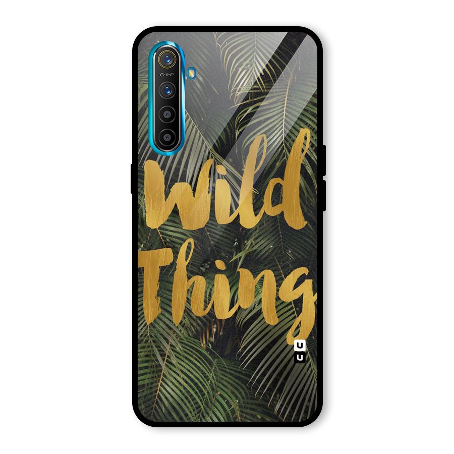 Wild Leaf Thing Glass Back Case for Realme X2