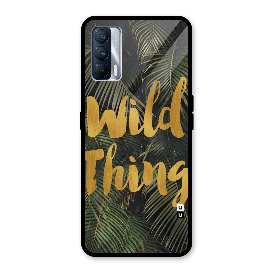 Wild Leaf Thing Glass Back Case for Realme X7