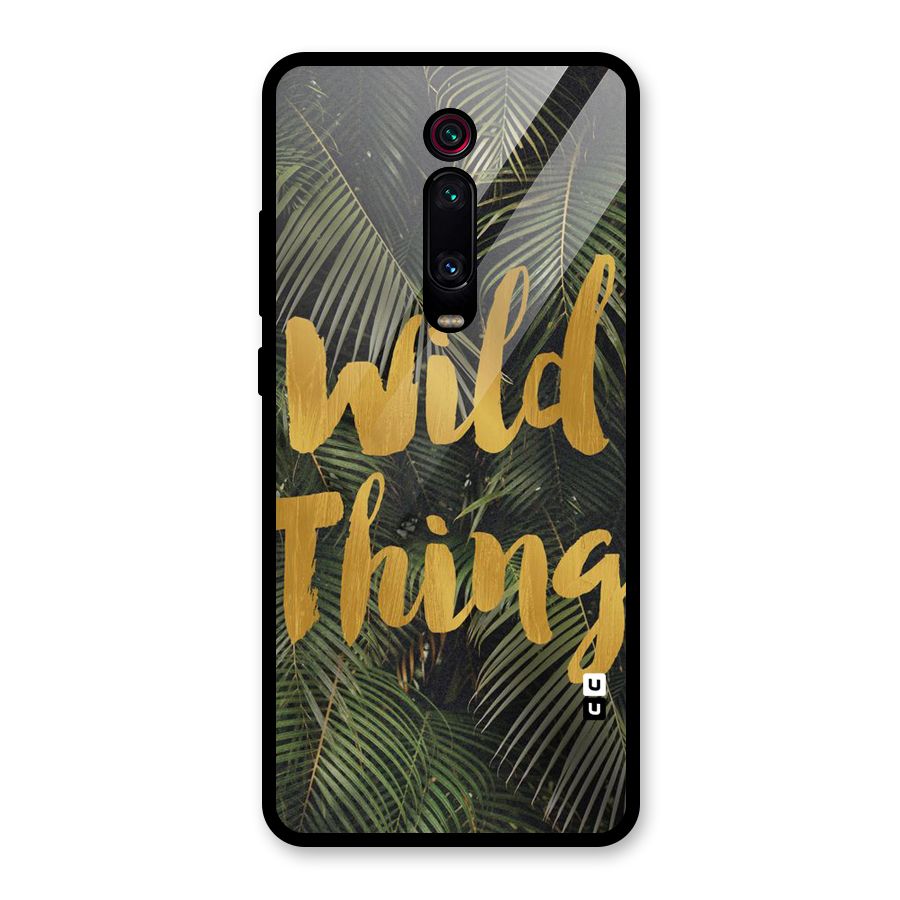 Wild Leaf Thing Glass Back Case for Redmi K20 Pro
