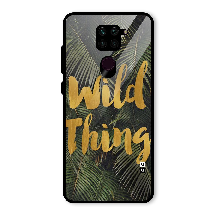 Wild Leaf Thing Glass Back Case for Redmi Note 9