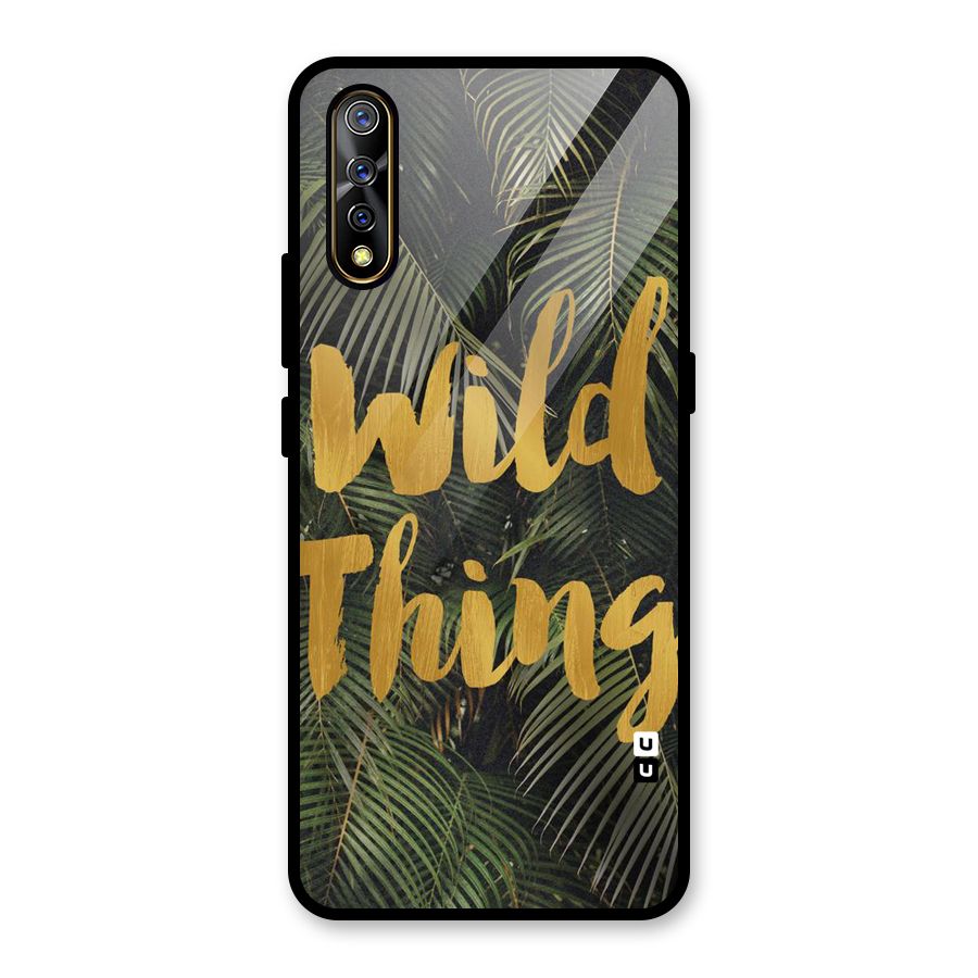 Wild Leaf Thing Glass Back Case for Vivo S1