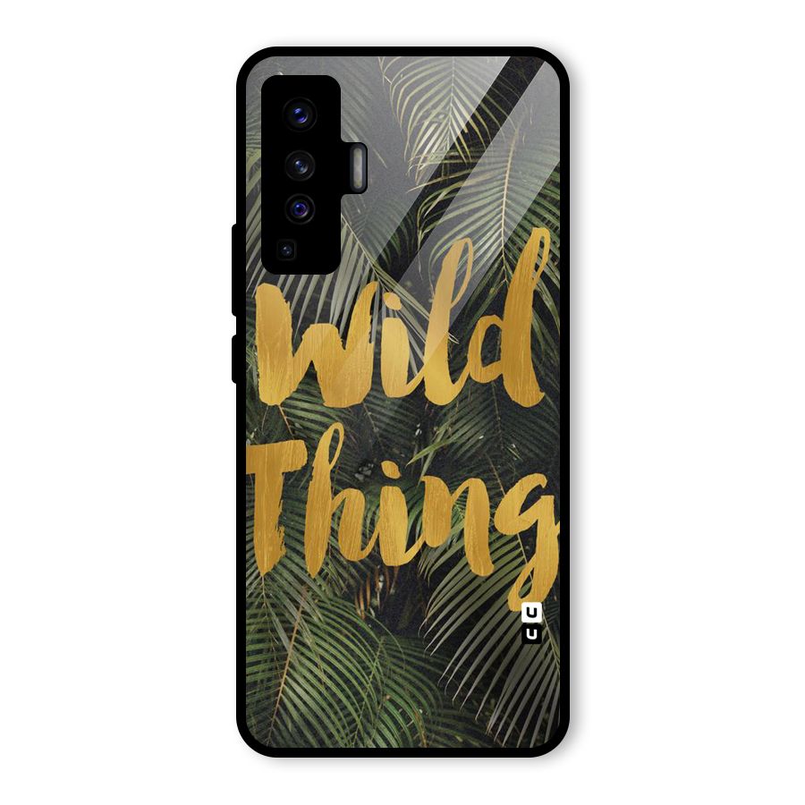 Wild Leaf Thing Glass Back Case for Vivo X50