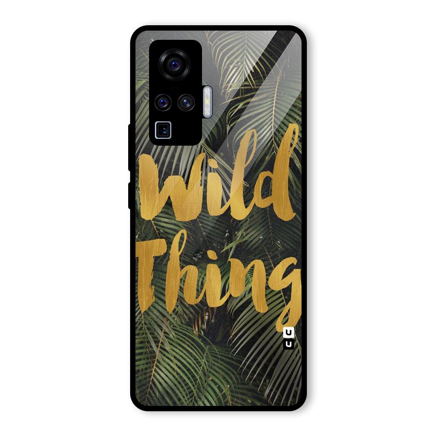 Wild Leaf Thing Glass Back Case for Vivo X50 Pro