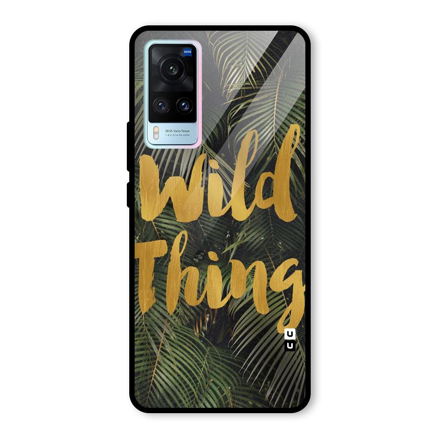 Wild Leaf Thing Glass Back Case for Vivo X60