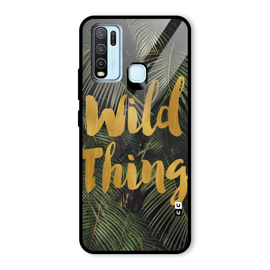 Wild Leaf Thing Glass Back Case for Vivo Y50