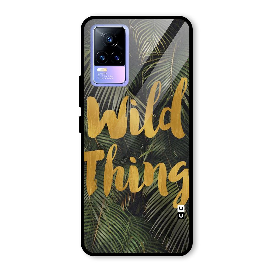 Wild Leaf Thing Glass Back Case for Vivo Y73
