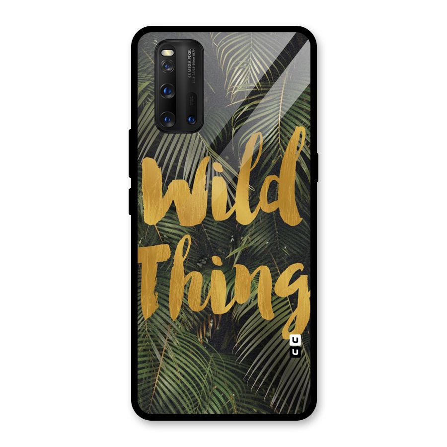 Wild Leaf Thing Glass Back Case for Vivo iQOO 3