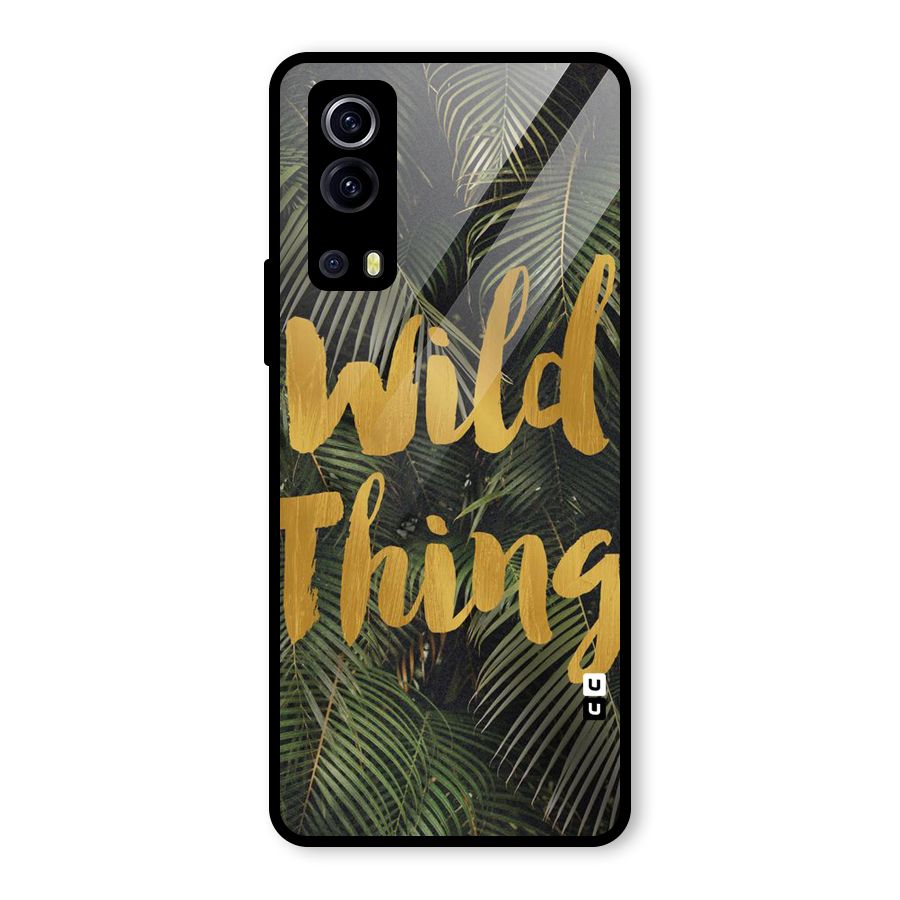 Wild Leaf Thing Glass Back Case for Vivo iQOO Z3