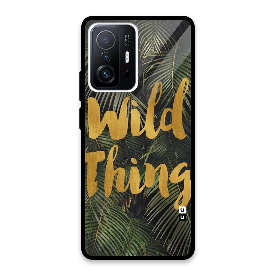 Wild Leaf Thing Glass Back Case for Xiaomi 11T Pro