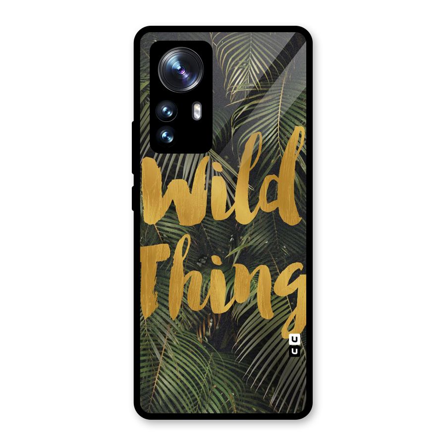 Wild Leaf Thing Glass Back Case for Xiaomi 12 Pro