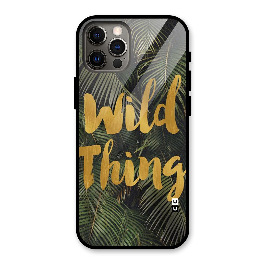 Wild Leaf Thing Glass Back Case for iPhone 12 Pro
