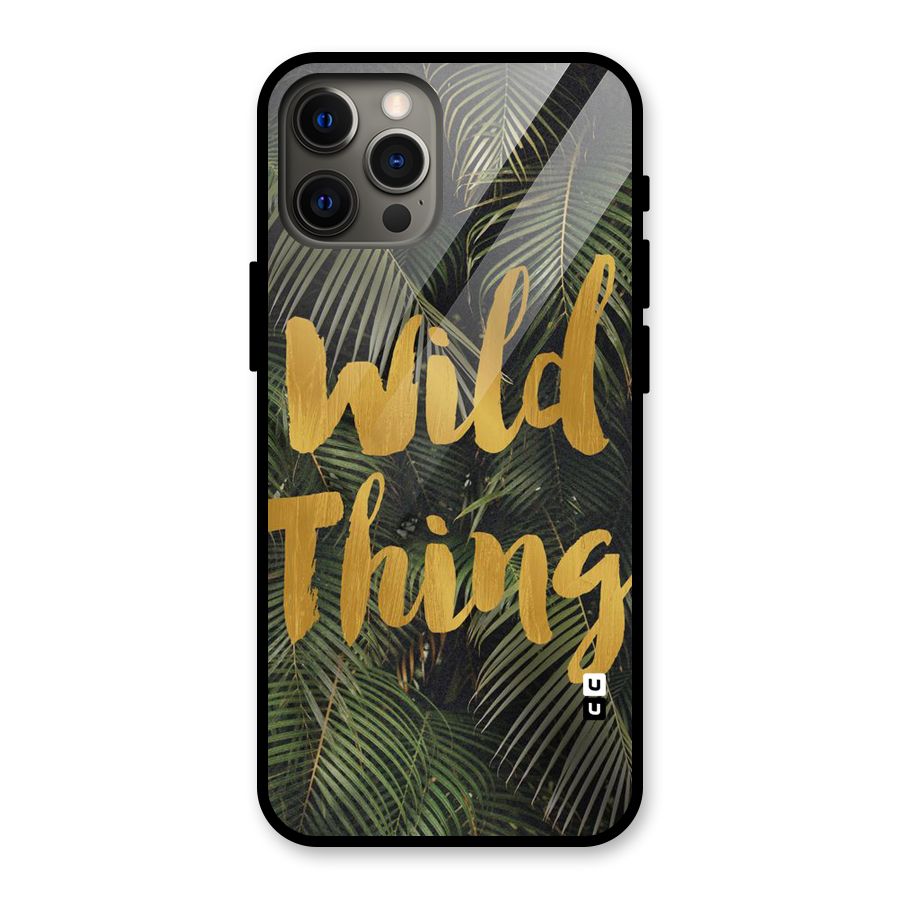 Wild Leaf Thing Glass Back Case for iPhone 12 Pro Max