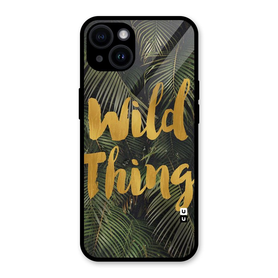 Wild Leaf Thing Glass Back Case for iPhone 14